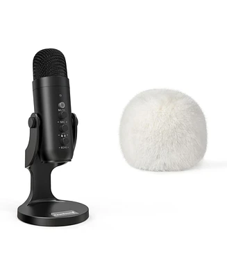 ZealSound Gaming Usb Microphone k66 and d65w Furry Cover