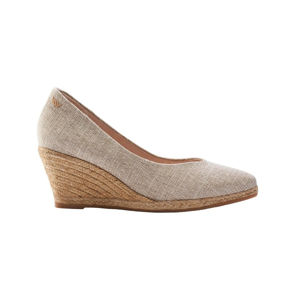 Roses Limited Edition Canvas V Cut Espadrille Wedges