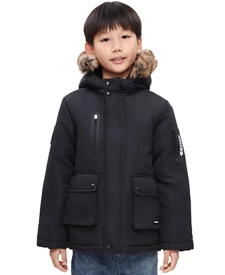 Rokka&Rolla Big Boys Parka Jacket with Insulated Hood