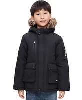 Rokka&Rolla Big Boys Parka Jacket with Insulated Hood