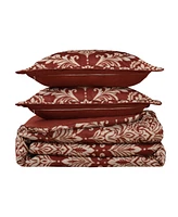 Royal Court Lazia Damask 3-Pc. Comforter Set, Full/Queen