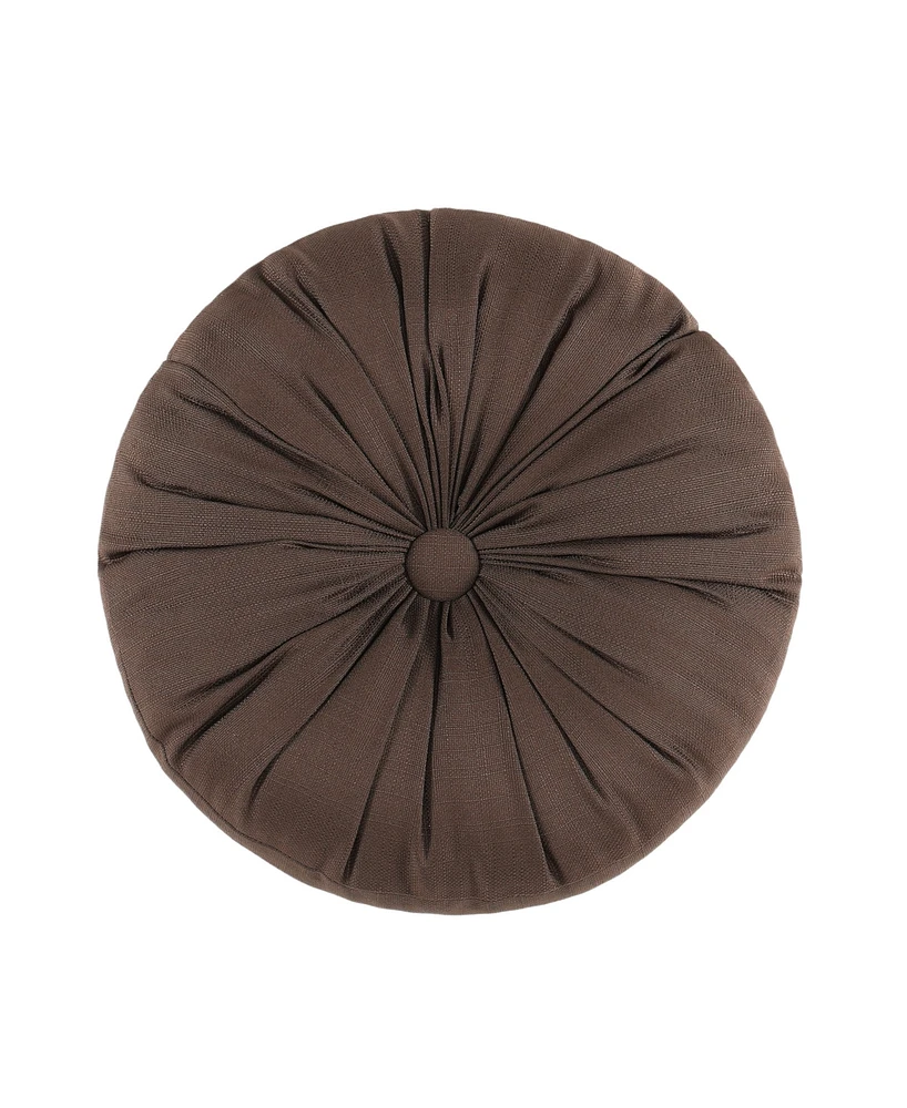 Royal Court Maren Tufted Decorative Pillow, 15" Round