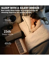 Mooka KJ203F-142 Home Air Purifier for Large Rooms with True Hepa Air Filter