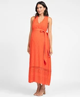 Seraphine Women's Maternity Halterneck Dress
