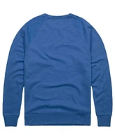 Homage Men's Royal Atlanta Braves Retro Tri-Blend Pullover Sweatshirt