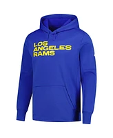 Nike Men's Royal Los Angeles Rams Wordmark Performance Pullover Hoodie
