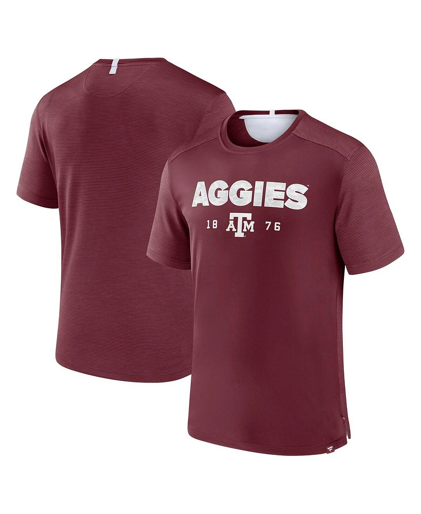 Fanatics Men's Maroon Texas A&M Aggies Defender Rush T-Shirt
