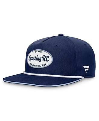 Fanatics Men's Navy Sporting Kansas City Iron Golf Snapback Hat