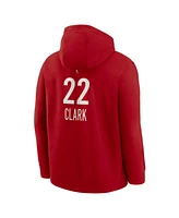 Nike Men's Caitlin Clark Red Indiana Fever Rebel Edition Name Number Pullover Hoodie