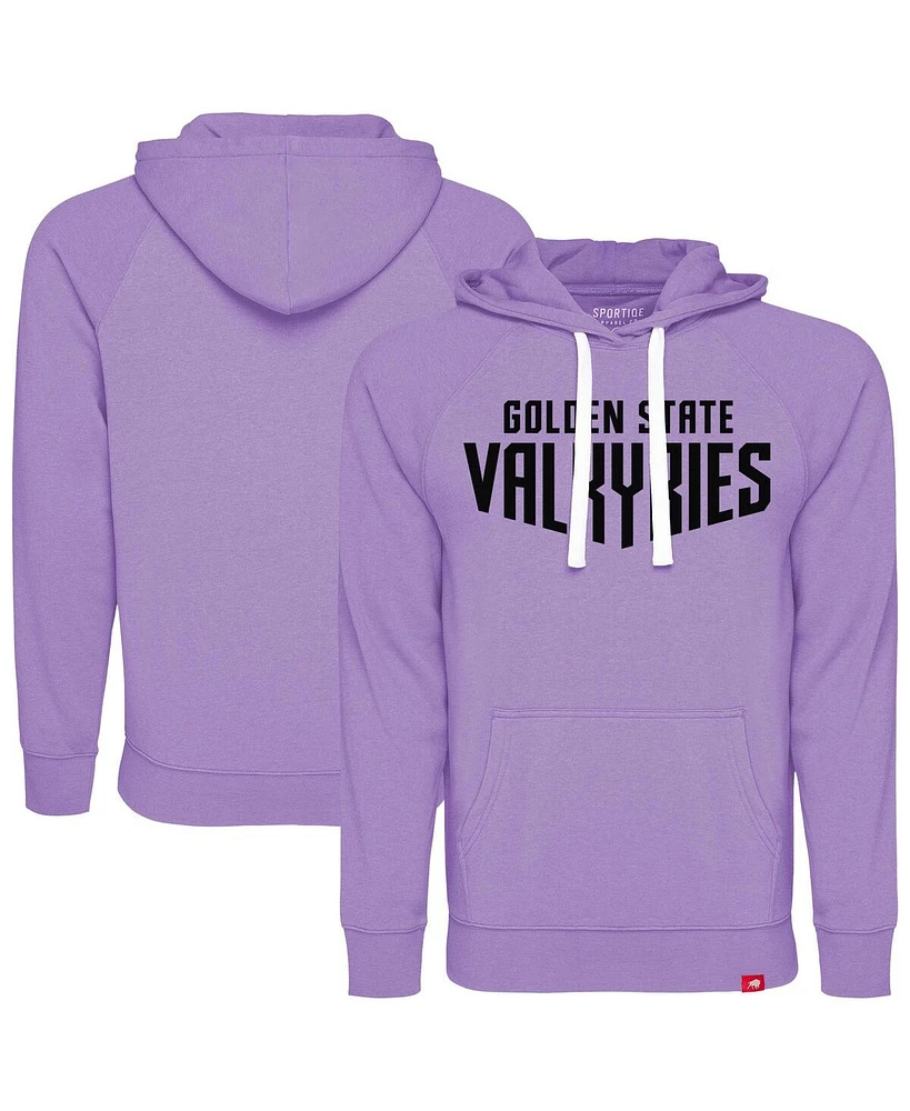Sportiqe Men's and Women's Violet Golden State Valkyries Olsen Tri-Blend Pullover Hoodie Sweatshirt