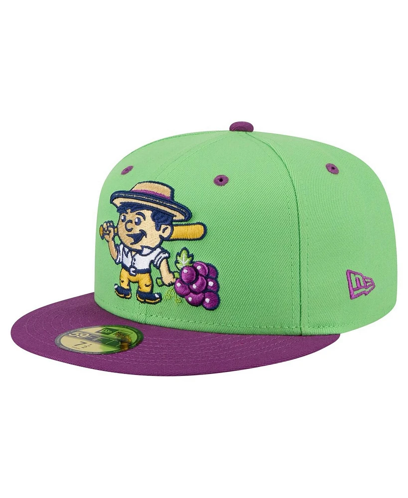 New Era Men's Green Tri-City Dust Devils Copa de la Diversion 59FIFTY Fitted Hat