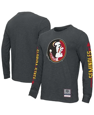 Mitchell & Ness Men's  Charcoal Florida State Seminoles Team Pride Long Sleeve T-Shirt