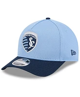 New Era Men's Light Blue Sporting Kansas City 2025 Jersey Hook 9FORTY M-Crown Adjustable Hat