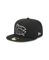New Era Men's Black Charlotte Knights Theme Nights 59FIFTY Fitted Hat