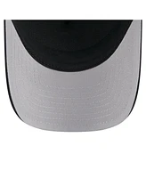 New Era Men's Black Texas Rangers City Initial 9FORTY A-Frame M-Crown Adjustable Trucker Hat
