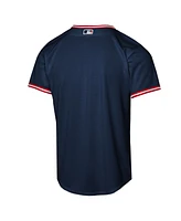 Nike Big Boys and Girls Navy Cleveland Guardians Alternate Replica 2.0 Jersey