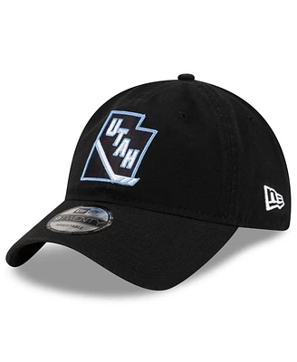 New Era Men's Black Utah Mammoth 9TWENTY Adjustable Hat