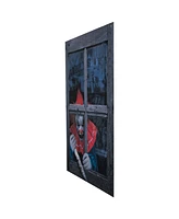 Northlight 47" Creepy Clown Scary Window Halloween Decoration
