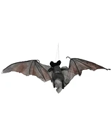 Northlight 48" Led Lighted and Animated Halloween Bat with Moving Wings