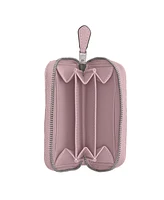 Coach Denim Essential Zip Around Card Case Wallet