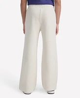 abercrombie kids Girls Essential Fleece Wide Leg Pants