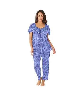Only Necessities Plus Silky 2-Piece Pj Set