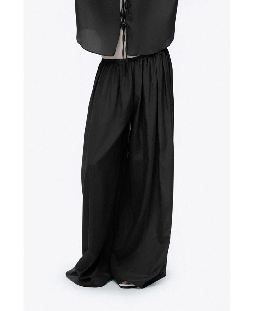 Nocturne Women's Flowy Wide Leg Pants