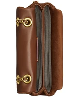 Coach Suede Tabby Shoulder Bag 20 With Quilting
