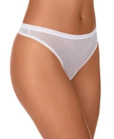 Dkny Women's Point D'Esprit Thong Underwear DK8651