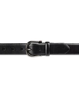 Tommy Hilfiger Men's Nautical Feather Edge Leather Belt