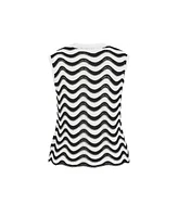 City Chic Women's Cornelia Wave Top