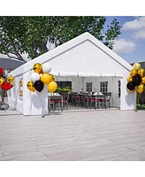Mondawe 20x20ft Party Tent with Removable Walls - Waterproof Outdoor Canopy for Events
