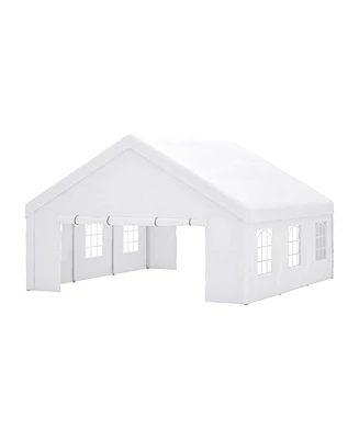 Mondawe 20x20FT Heavy Duty Party Tent - Waterproof Wedding Canopy with Removable Walls