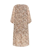 City Chic Plus Gigi Print Maxi Dress