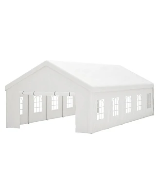 Mondawe 16x32FT Heavy Duty Party Tent - Commercial Outdoor Event Shelter