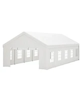 Mondawe 16x32FT Heavy Duty Party Tent - Commercial Outdoor Event Shelter