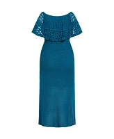 City Chic Women's Callie Crochet Dress