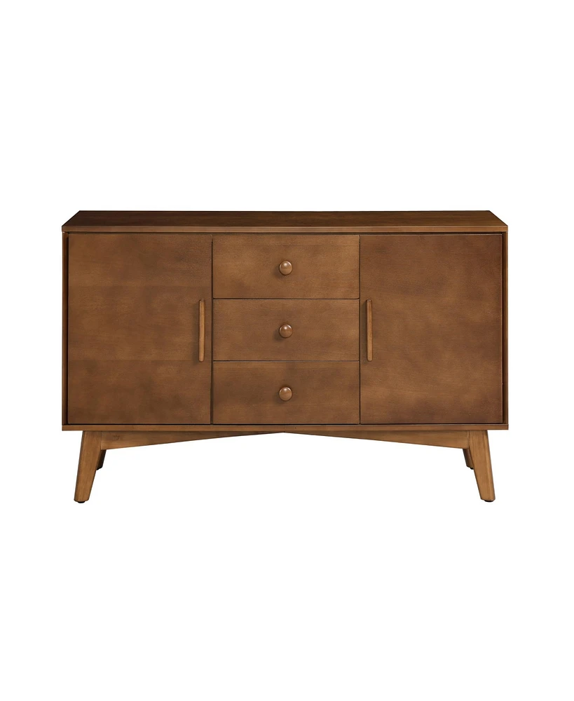 Casainc 47.3" Mid Century Modern Cabinet with 2 Doors and 3 Drawers