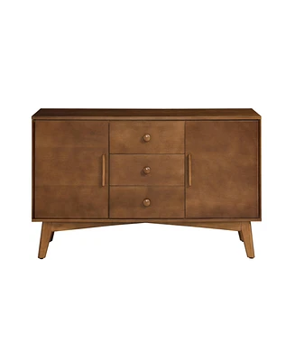 Casainc 47.3" Mid Century Modern Cabinet with 2 Doors and 3 Drawers