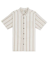 Hurley Men's Jacquard Rincon Short Sleeve Shirt