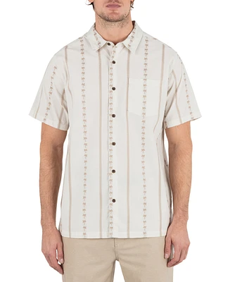 Hurley Men's Jacquard Rincon Short Sleeve Shirt