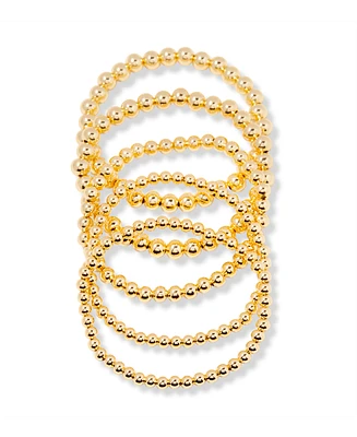brook & york Gold Plated Makenna Xl Bracelet Set