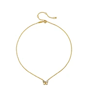 Renewed Hope Pearl Butterfly Necklace