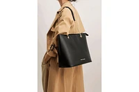 Women Large Tote Metal straps Victoria Hyde Torrans