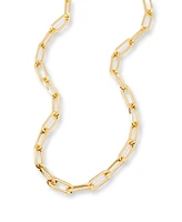 brook & york Gold Plated Colette Xl Chain Necklace