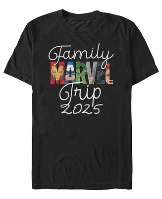 Marvel Avengers Men's Family Trip Short Sleeve T-Shirt