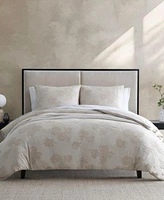 Vera Wang Roses Cotton Jacquard Duvet Cover Set