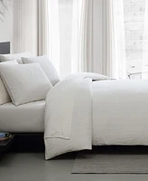 Vera Wang Bark Texture Cotton Jacquard 3-Pc. Comforter Set