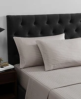 Vera Wang Dobby Stripe 290-Thread Count Cotton 4-Pc. Sheet Set