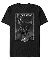 Fifth Sun Men's Velociraptor Tarot Short Sleeve T-Shirt